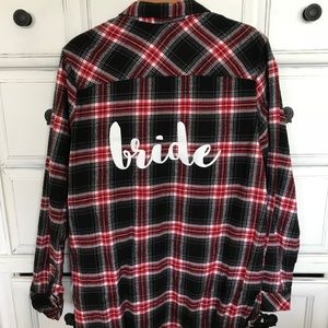 Bride Flannel - worn 2x. Excellent condition!!